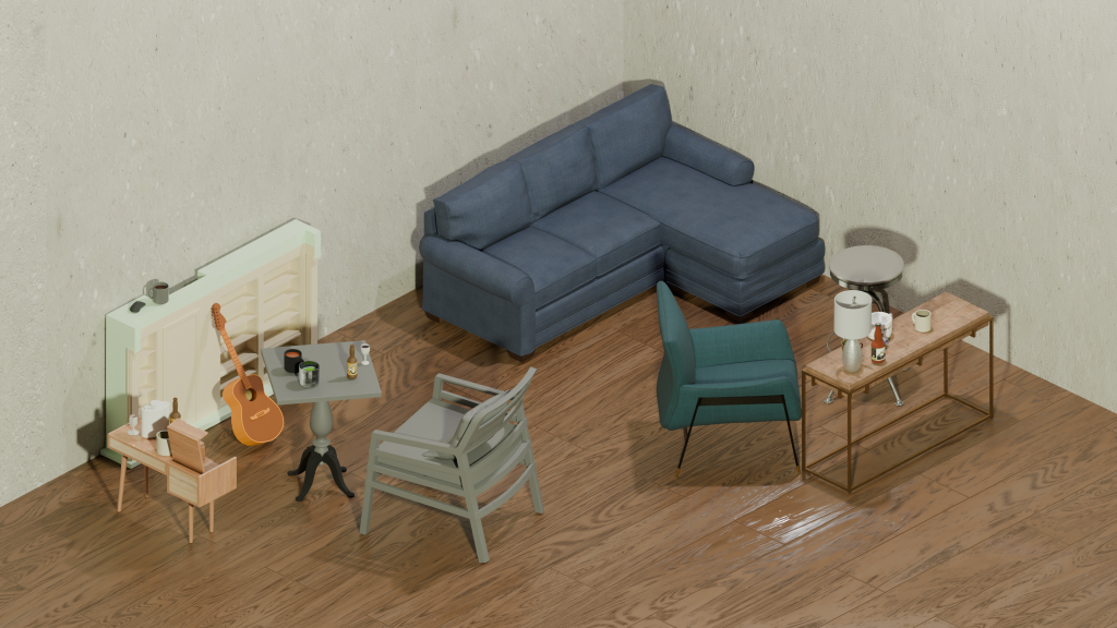 PARSE-10K dataset example scene.